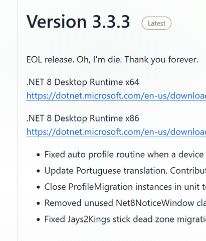 end of life notice from github